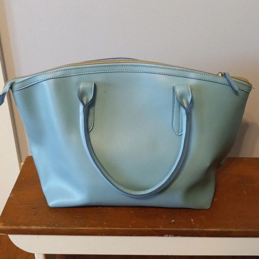 Kenneth Cole Reaction Multi Pocket Turquoise Pocketbook, PVC